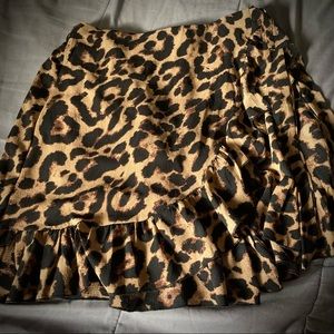 Animal print skirt